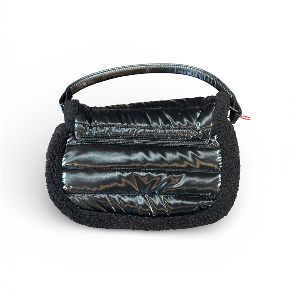 Pajar Glossy Black Shoulder Bag - Picture 2 of 8